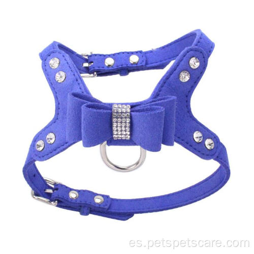 Nuevo estilo de moda multicolor Bowknot Dog Harness
